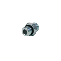 Racord Drept Ermeto Otel Con 24° - Filet Exterior Metric cu Garnitura Plata seria GE-M-ED
